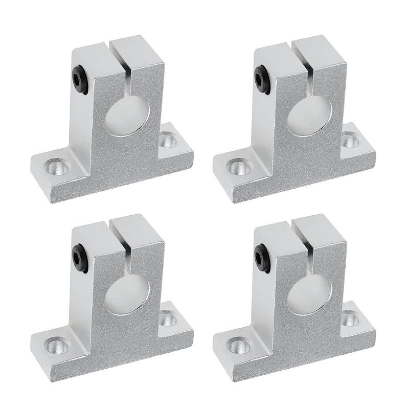 SING F LTD 4pcs SK12 Linear Shaft Support Bracket Mount 12mm CNC Linear Motion Ball Slide Units Rail Support Guide Shaft Bearing for 3D Printer Multi-axis Machine - Image 1